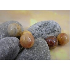 Ronde 12 - Agate folle naturelle (5 pces)